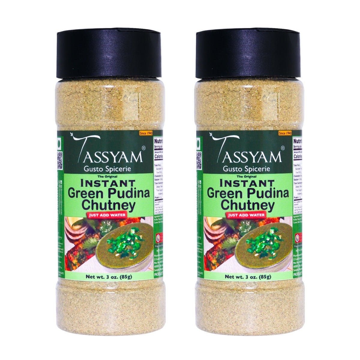 Instant Pudina Chutney - Tassyam Organics