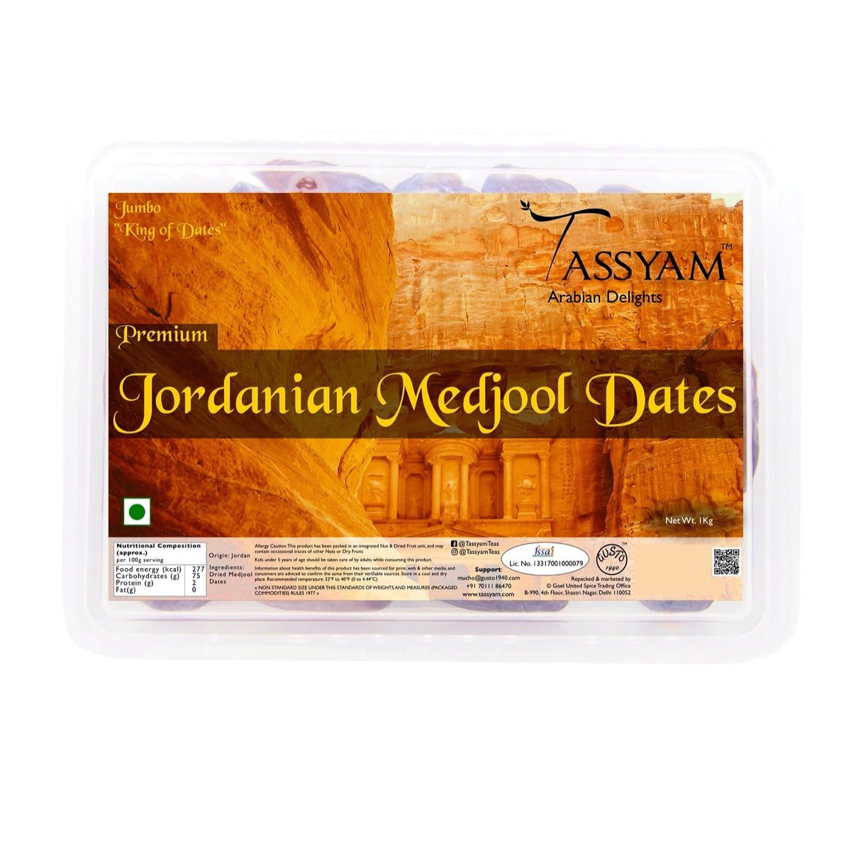 Jordanian Medjool Dates - Tassyam Organics