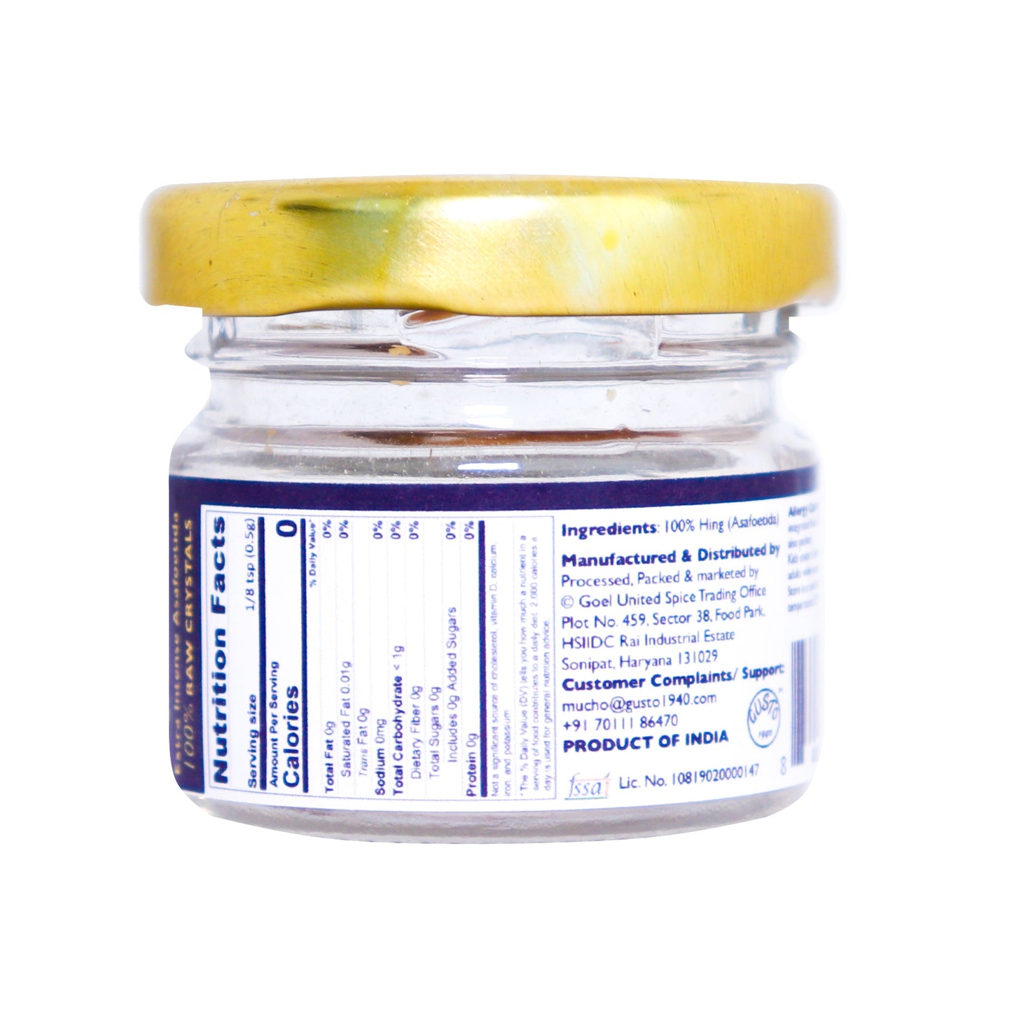 Laxmi Chand Raw Hing Crystals - Tassyam Organics