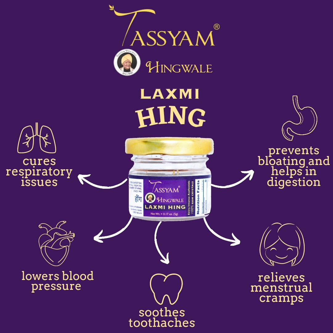 Laxmi Chand Raw Hing Crystals - Tassyam Organics