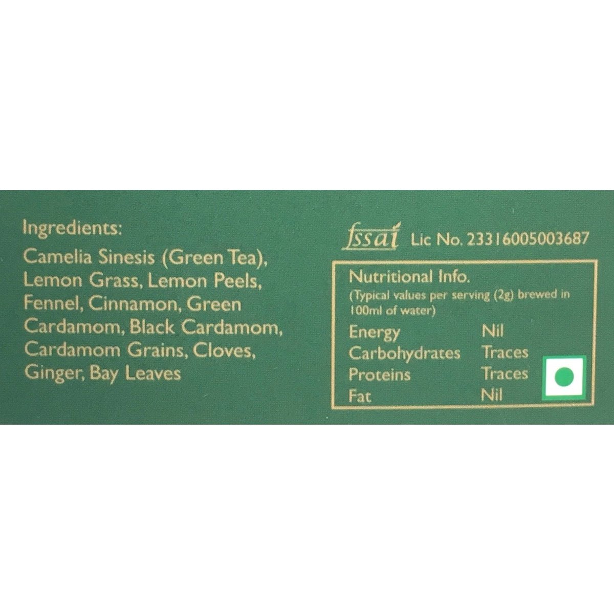Masala Green Tea - Tassyam Organics