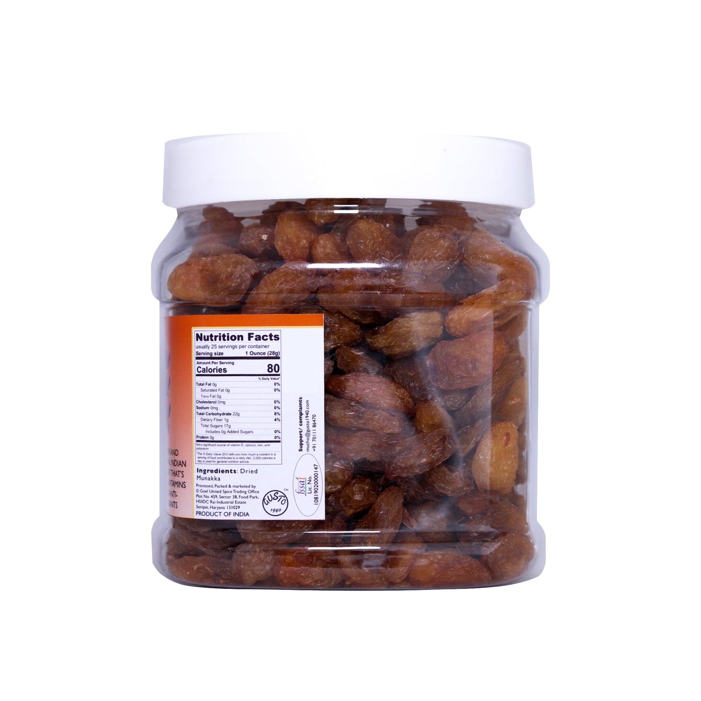 Munakka Raisins - Tassyam Organics