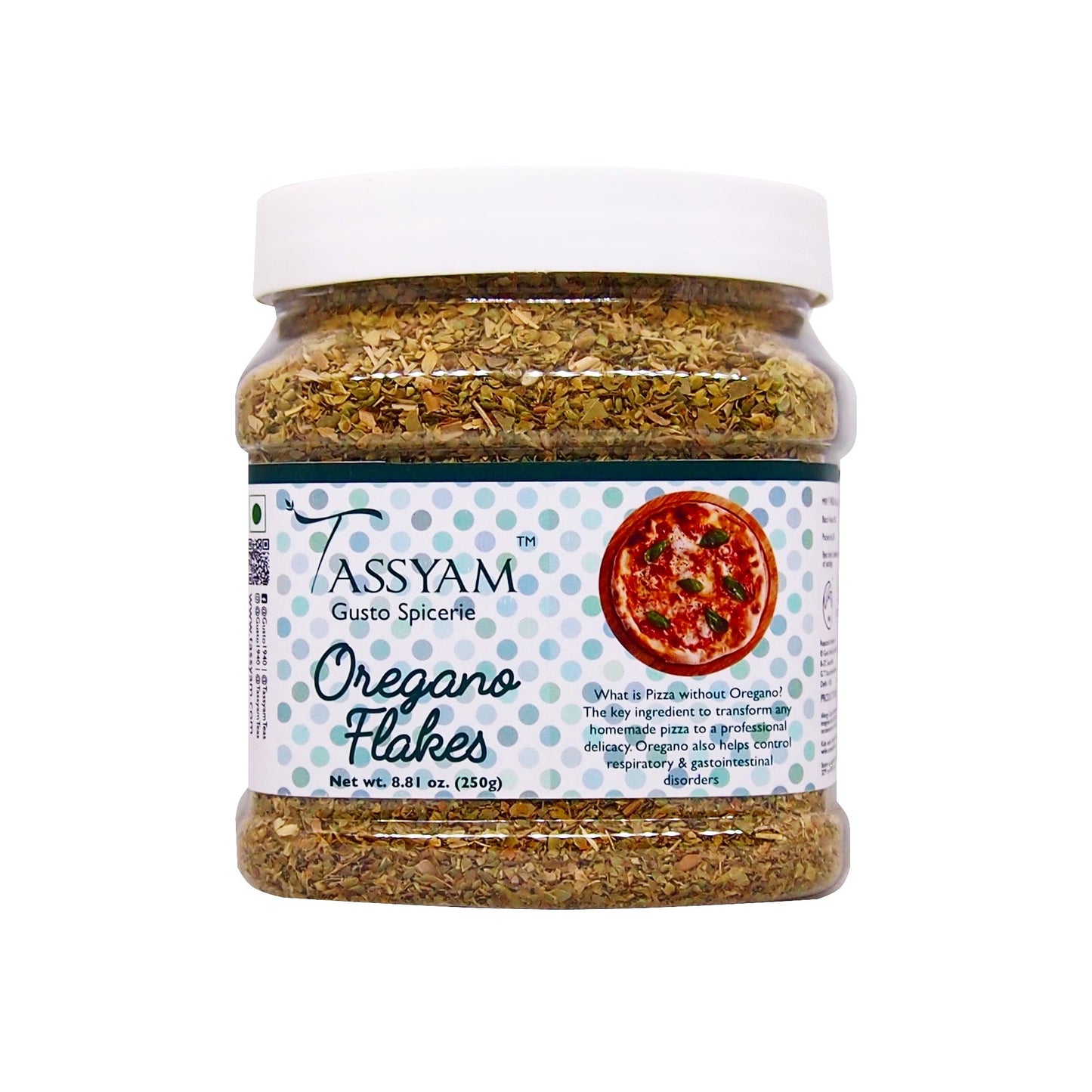 Oregano Flakes 250g - Tassyam Organics