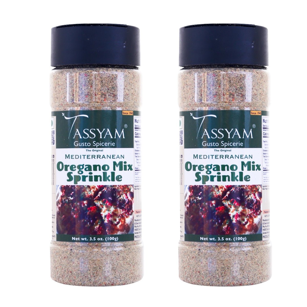 Oregano Mix Sprinkle Seasoning - Tassyam Organics