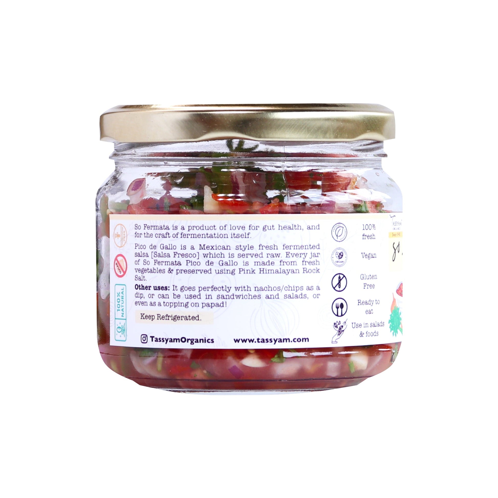 Pico De Gallo (Salsa Fresca) - Made on Order - Tassyam Organics