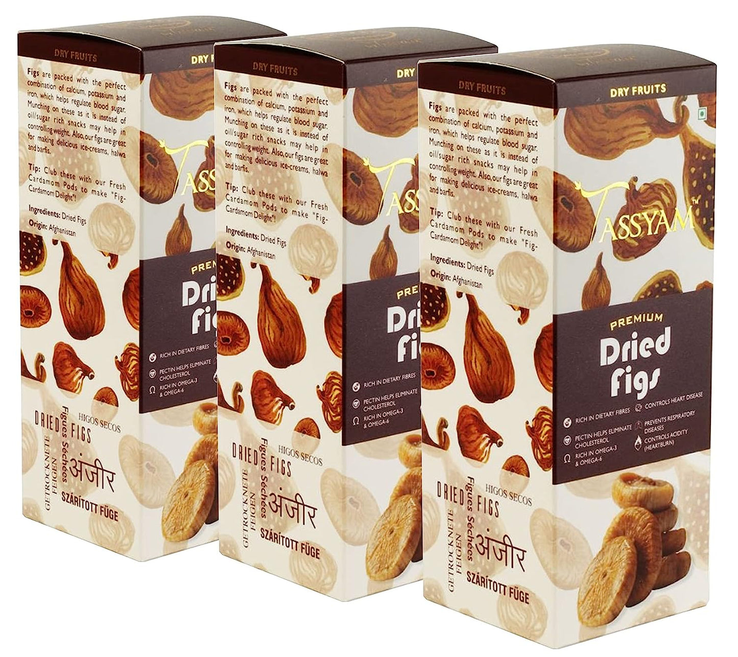 Premium Dried Figs - Tassyam Organics