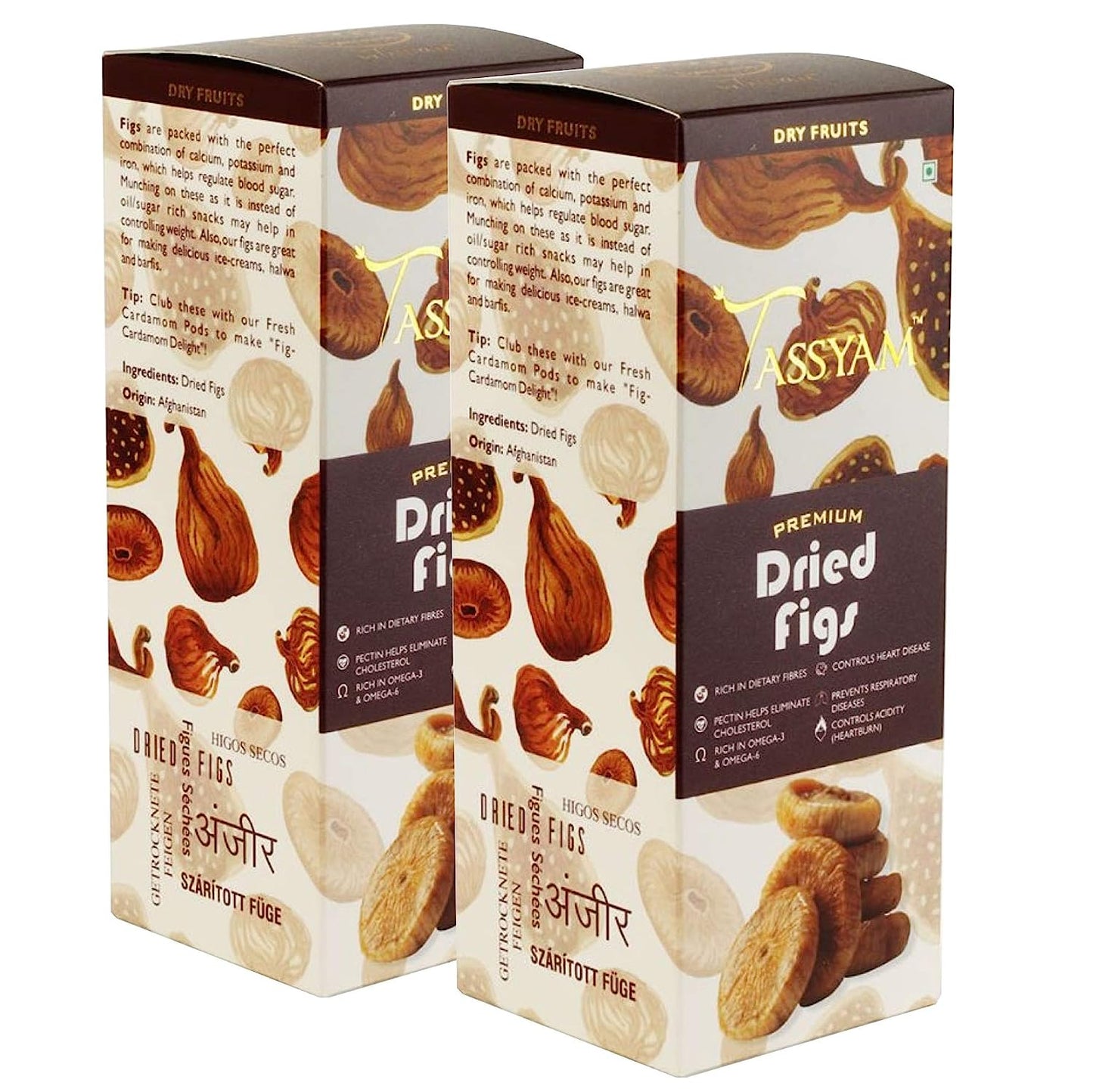 Premium Dried Figs - Tassyam Organics