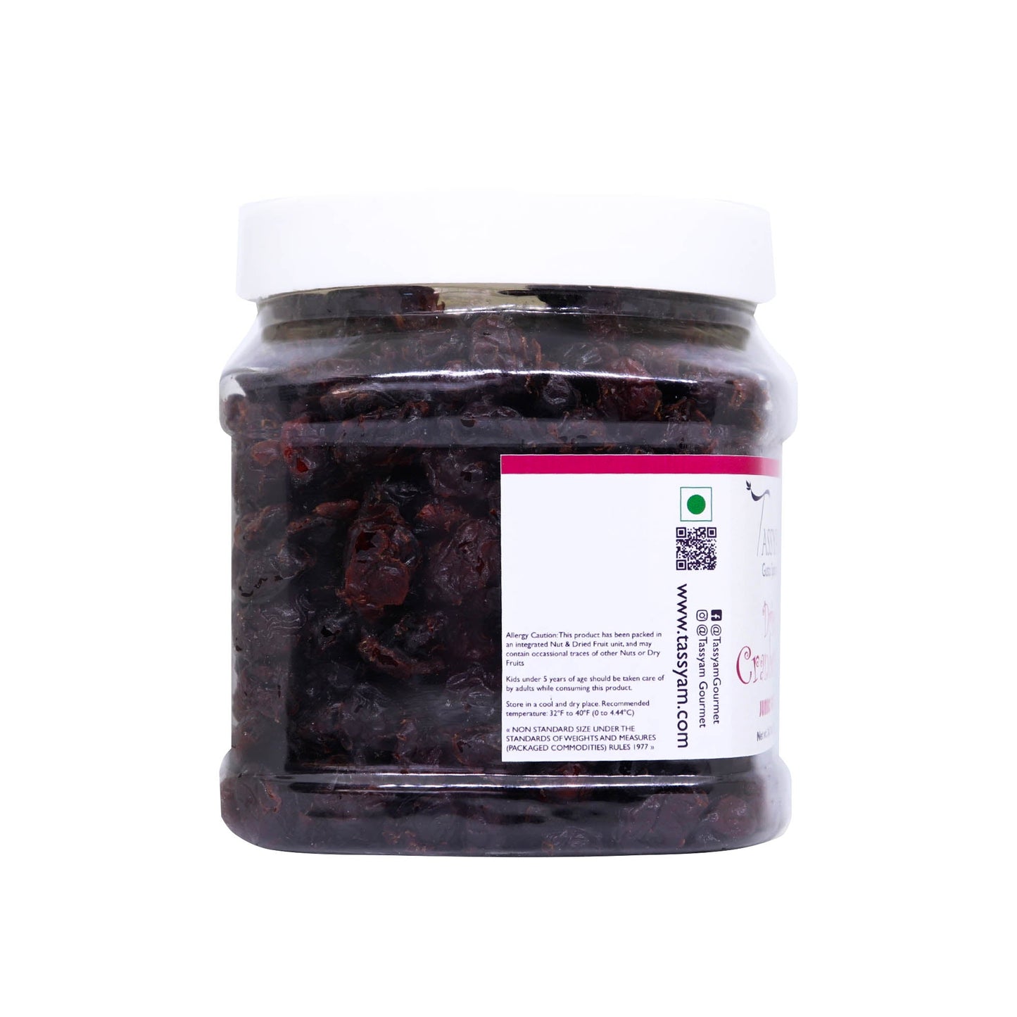 Premium Imported Dried Cranberries - Tassyam Organics