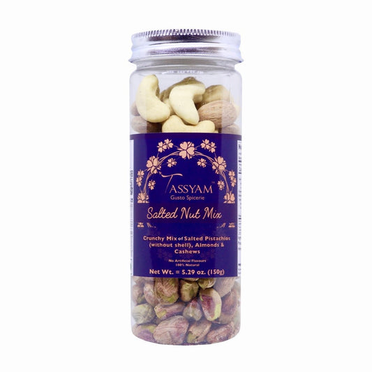 Premium Salted Nut Mix (150g) - Tassyam Organics