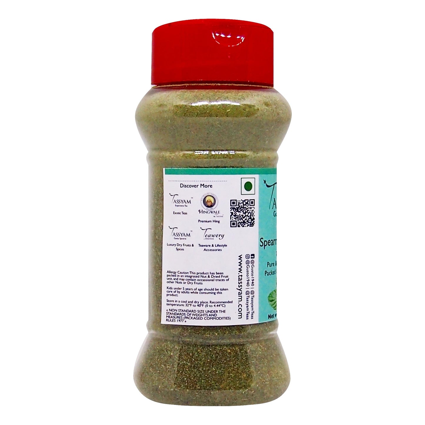 Premium Spearmint Powder 70g - Tassyam Organics
