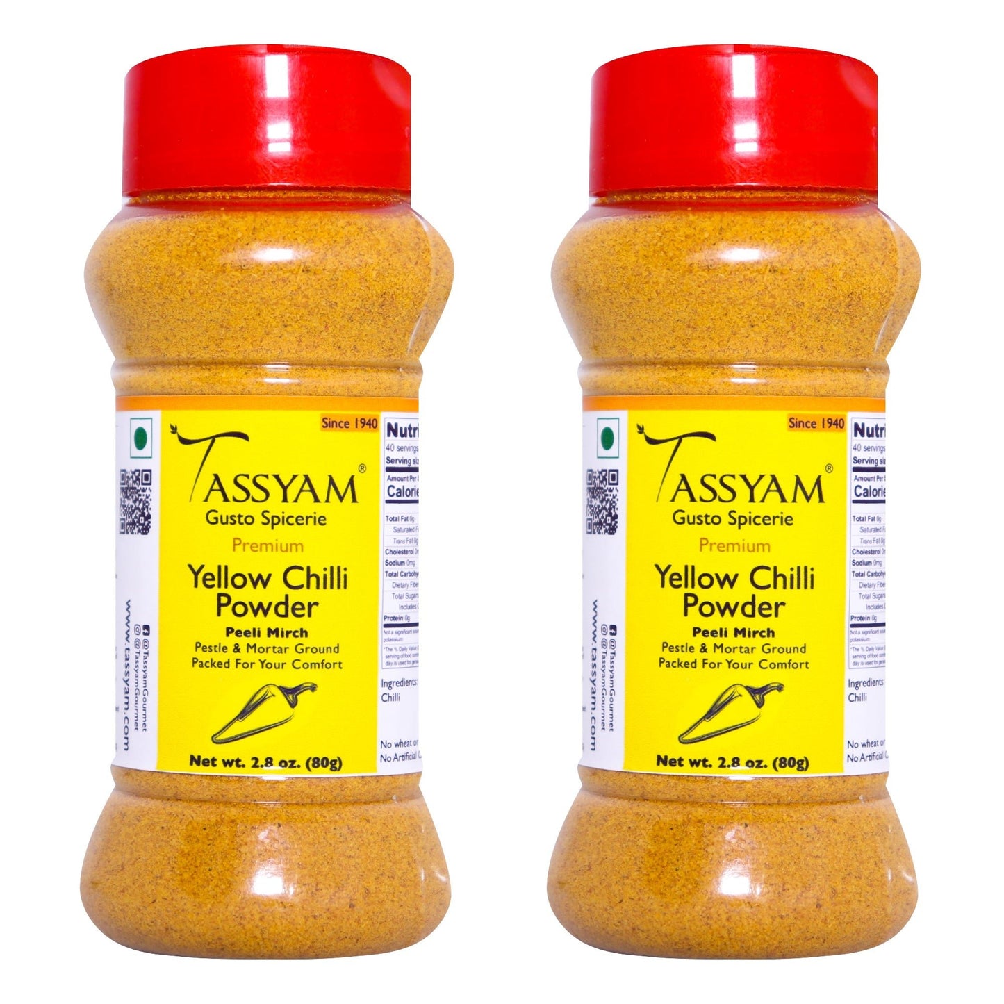 Premium Yellow Chilli - Tassyam Organics