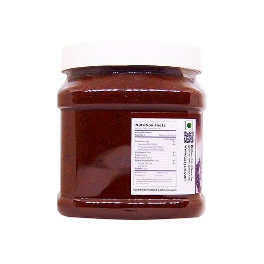 Roasted Arabica Coffee Grounds 350g Jar - Tassyam Organics