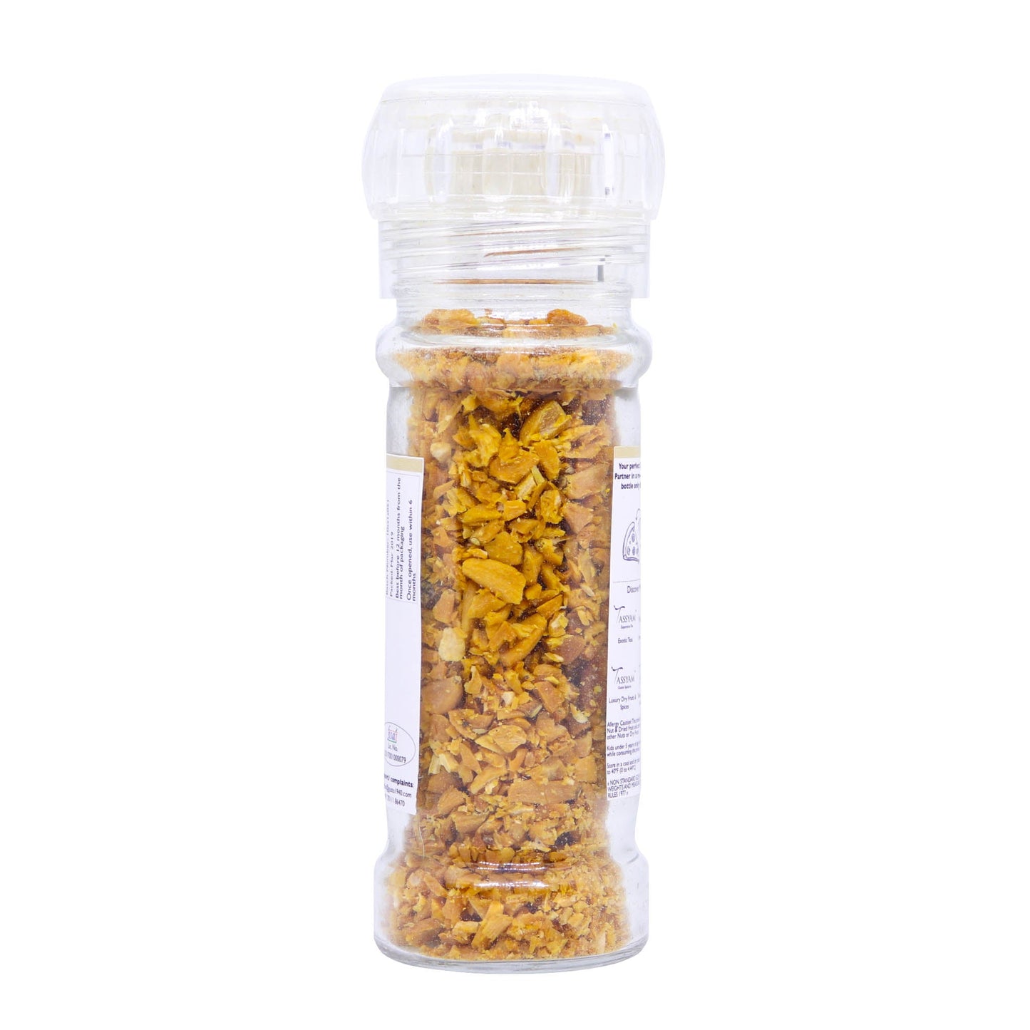 Roasted Garlic Pods 50g Grinder Bottle - Tassyam Organics
