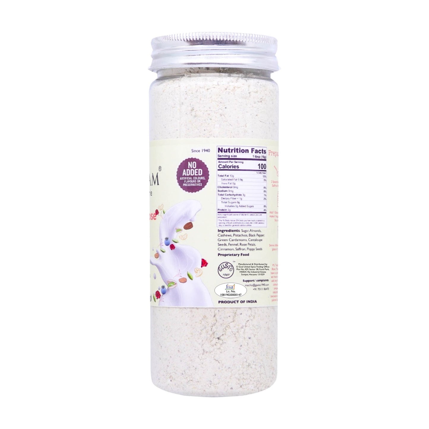 Saffron Rose Thandai - Tassyam Organics