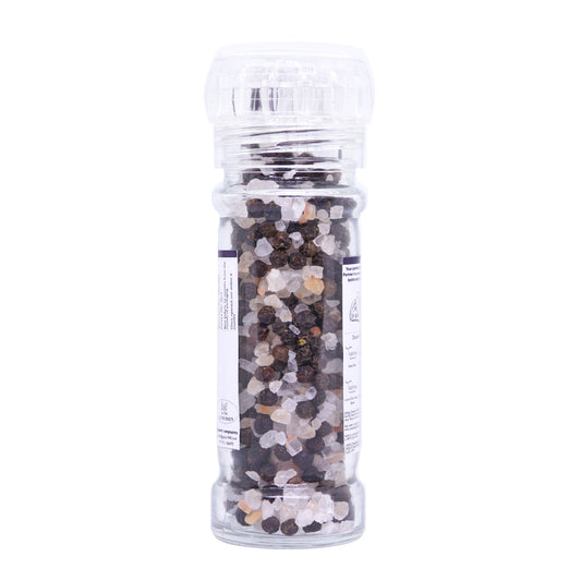 Salt & Pepper 85g Grinder Bottle - Tassyam Organics