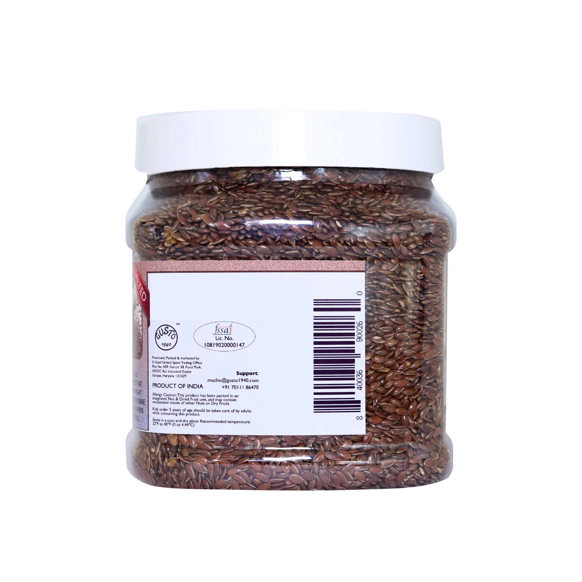 Salted Flax Seeds - Tassyam Organics