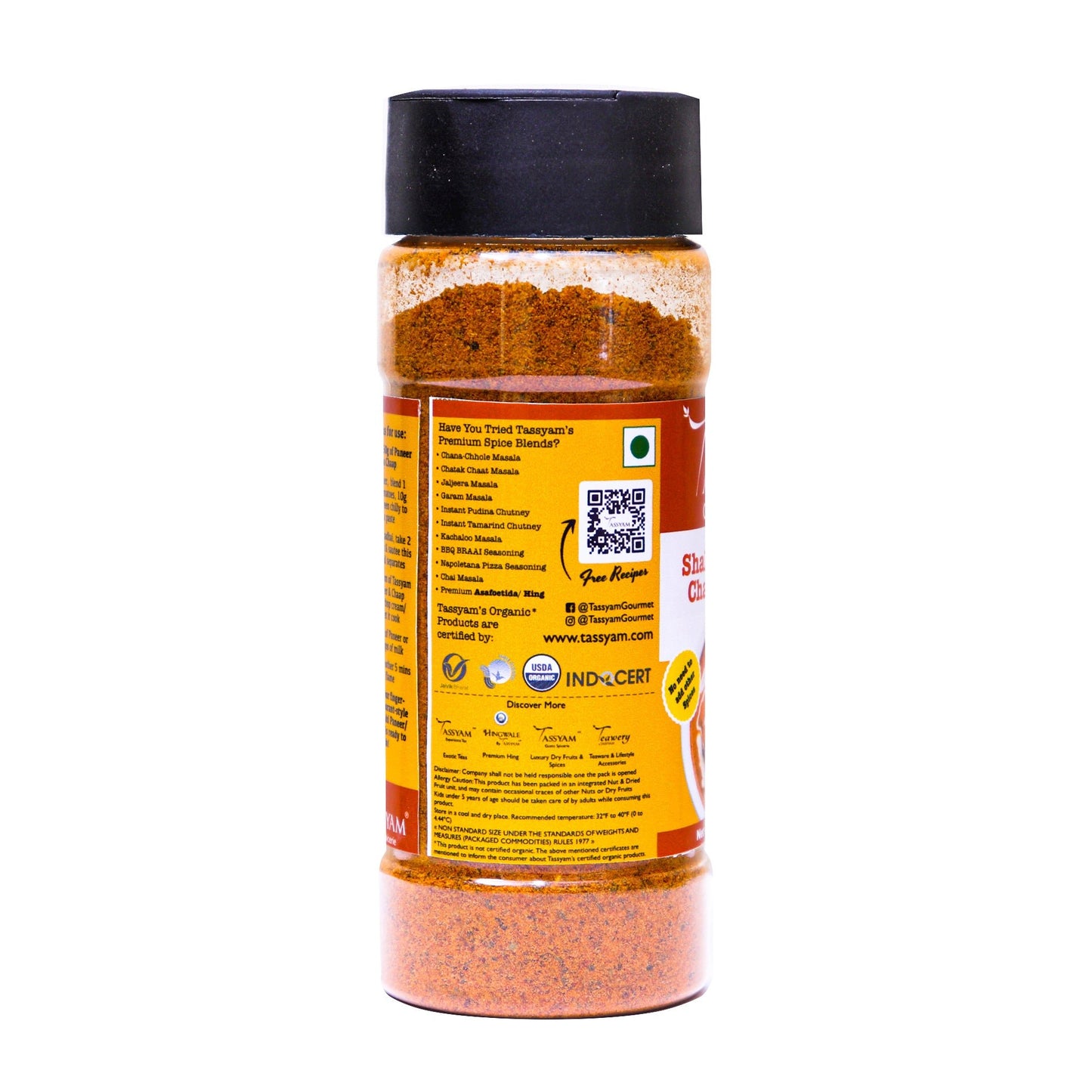 Shahi Paneer & Chaap Masala 200g (100g x2) - Tassyam Organics