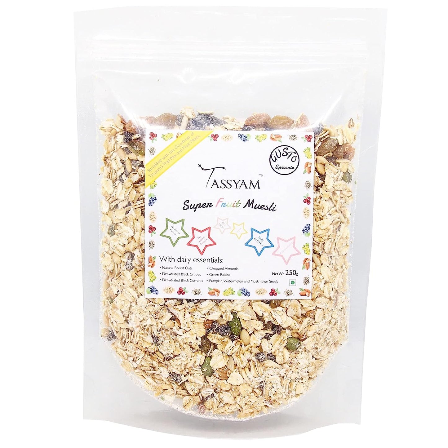 Super Fruit Muesli 250 - Tassyam Organics