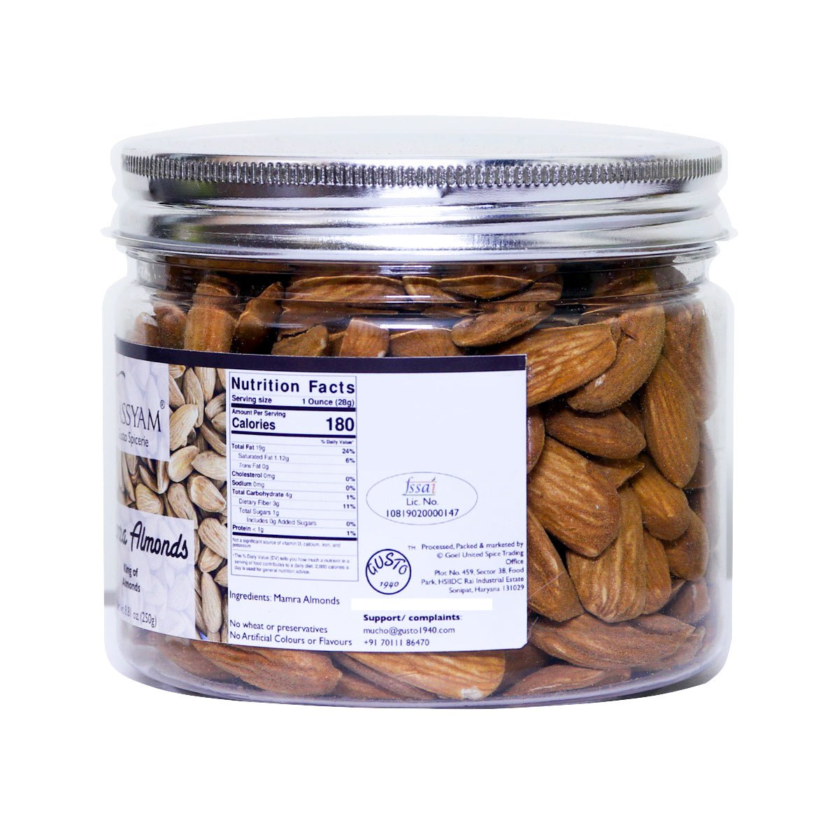 Ultra Premium Mamra Almonds - Tassyam Organics