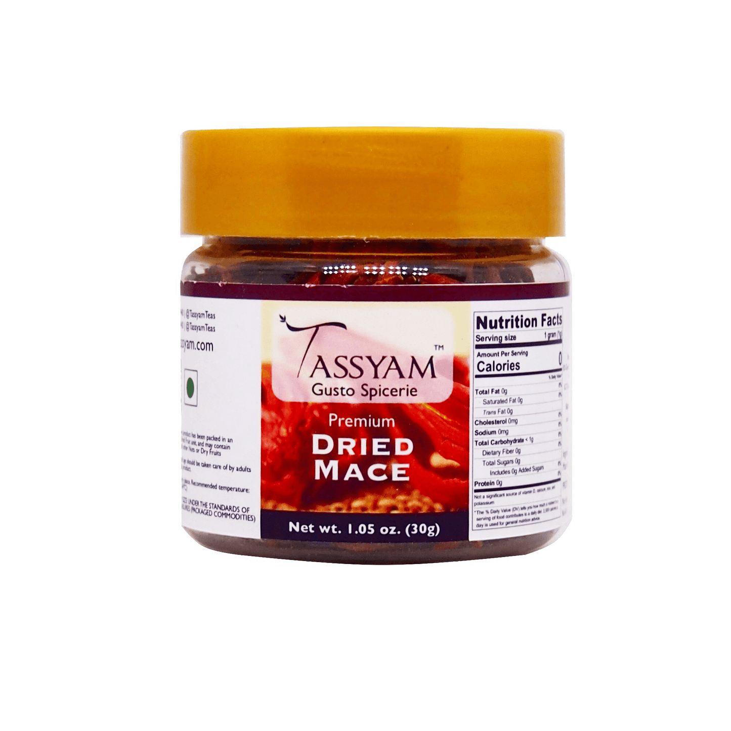 Whole Mace 30g - Tassyam Organics