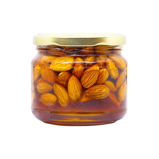 Wild Honey with California Almonds 400g - Tassyam Organics