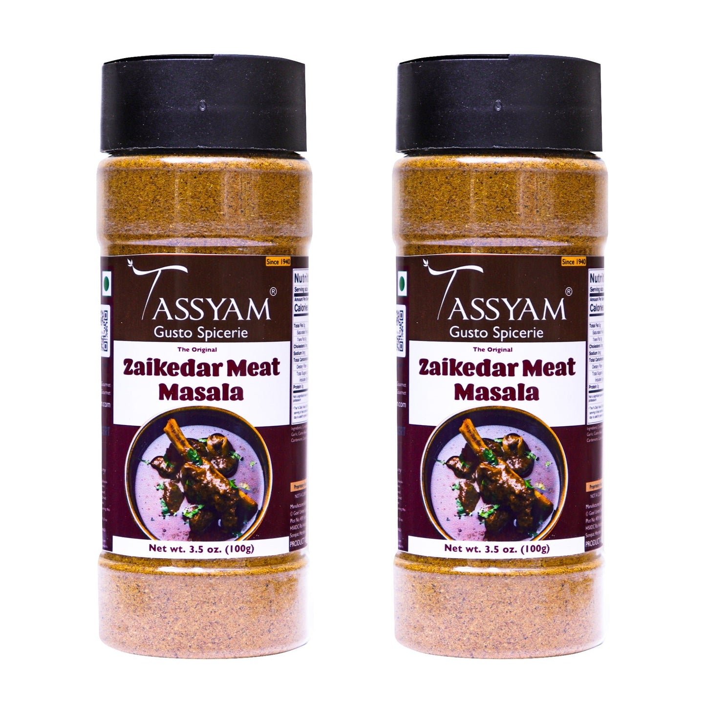 Zaikedar Meat Masala 200g (100g x2) - Tassyam Organics