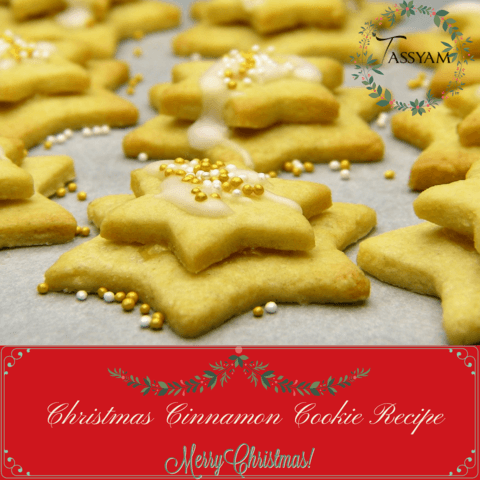 Christmas Cinnamon Cookie Recipe - Tassyam Organics