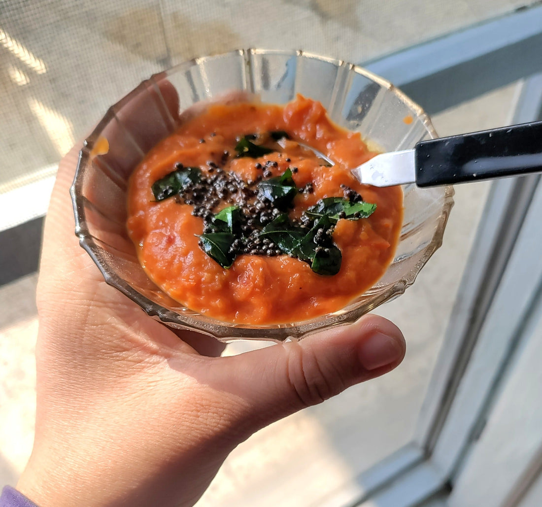 This Tomato Garlic Chutney Recipe is Everything You Need in Life - Tassyam Organics