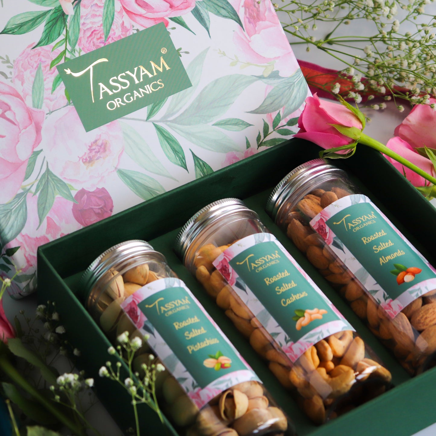 Fleur Pastel Gift Set of Rich Salted Dry Fruits