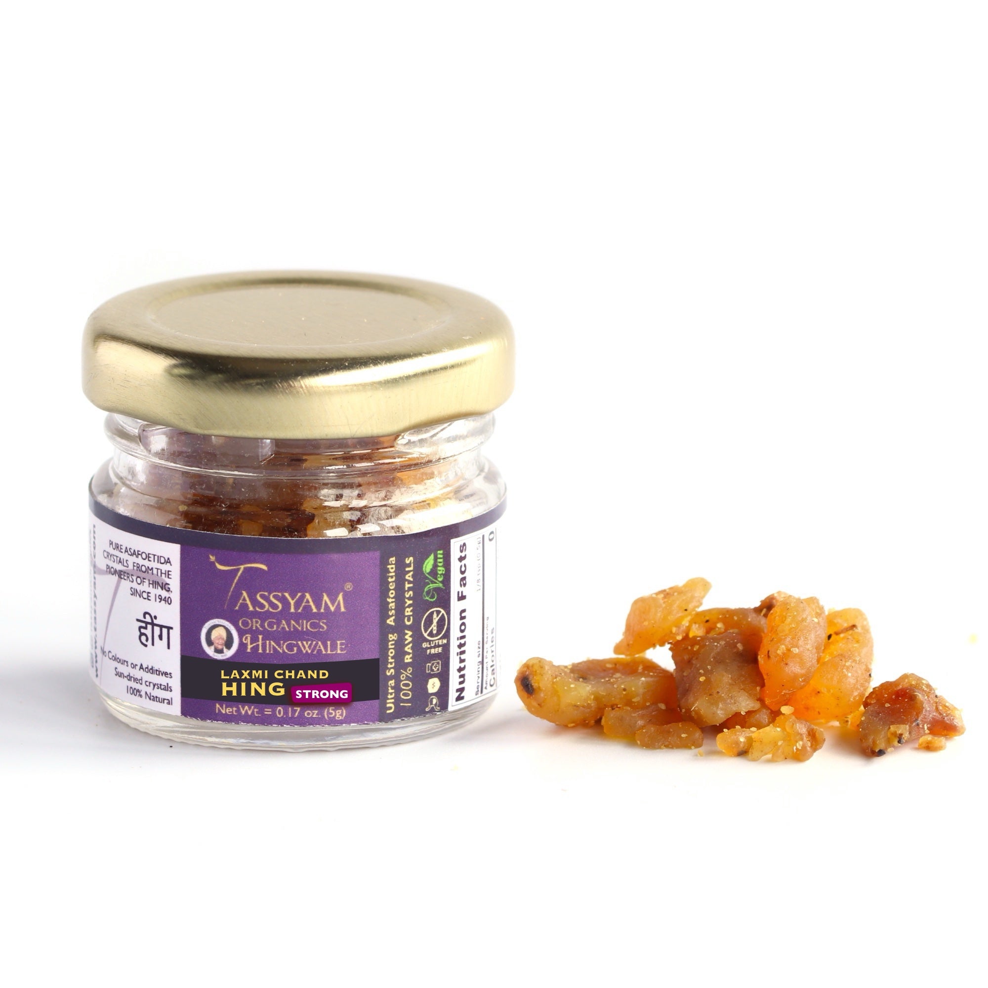 Laxmi Chand Strong Raw Hing Crystals – Tassyam Organics