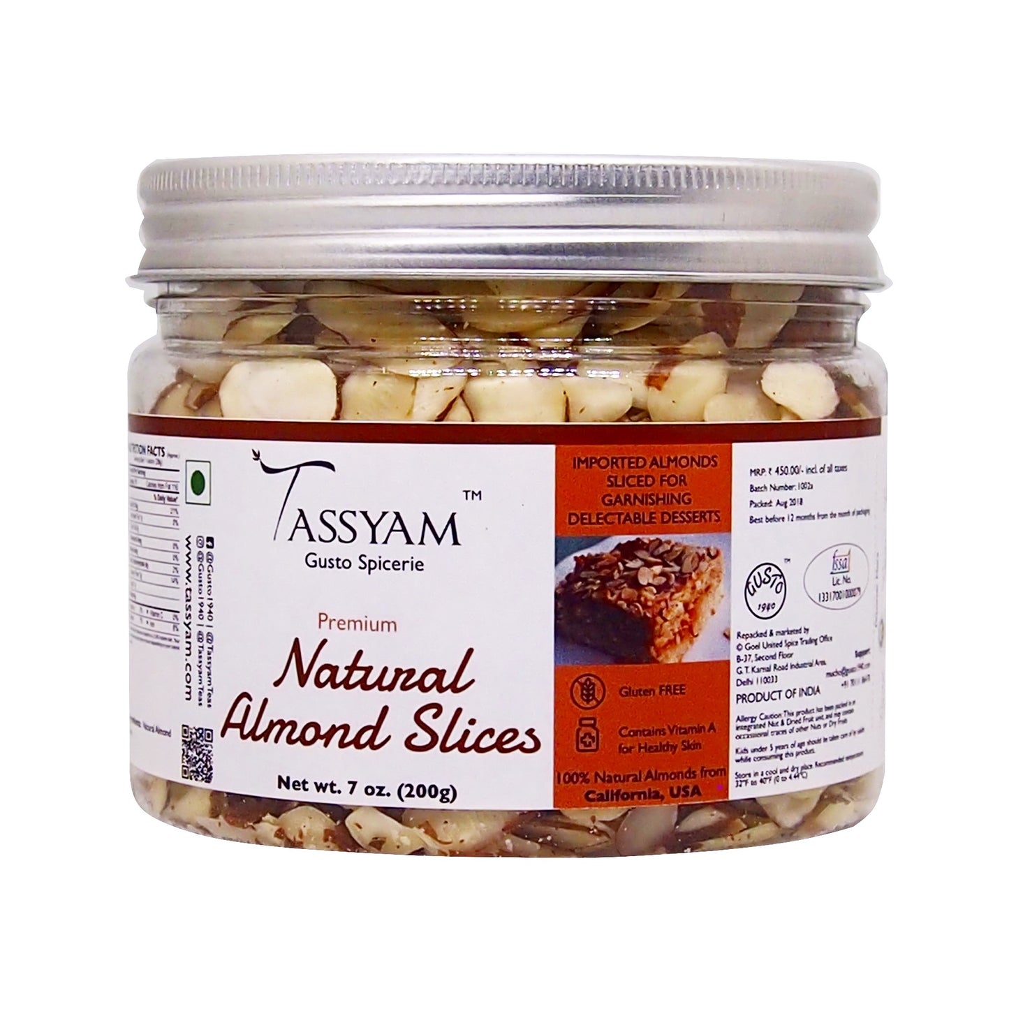 Blanched Almond Slices