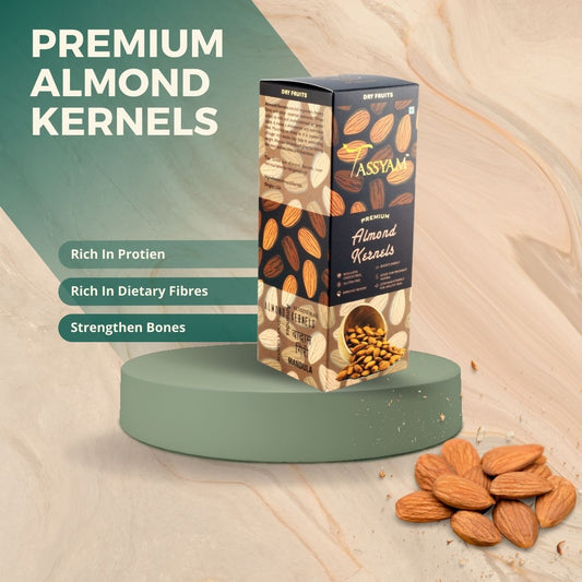 Premium Raw Almonds - Tassyam Organics