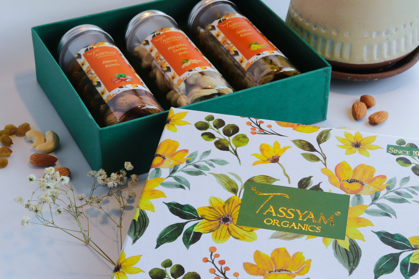 Sunshine Gift Set of Rich Dry Fruits - Tassyam Organics