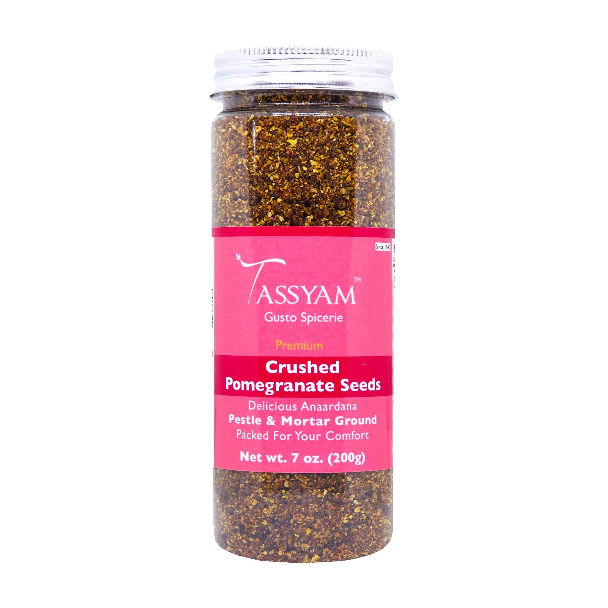Anardana Ground 200g (Dried Pomegranate Arils) - Tassyam Organics