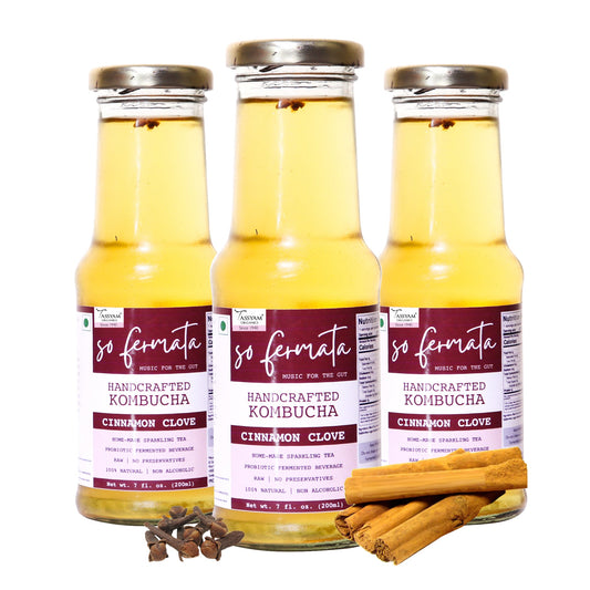 Artisanal Kombucha - Cinnamon Clove - Tassyam Organics