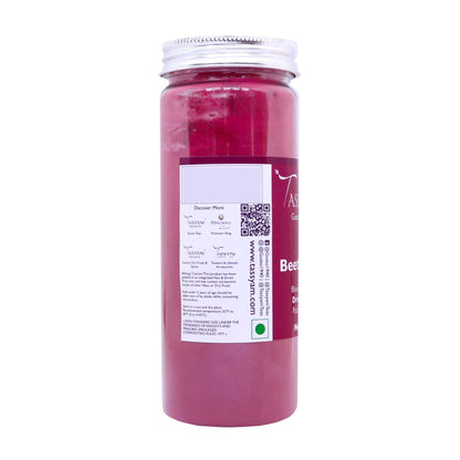 Beetroot Powder 200g Bottle | Vegan & Natural - Tassyam Organics