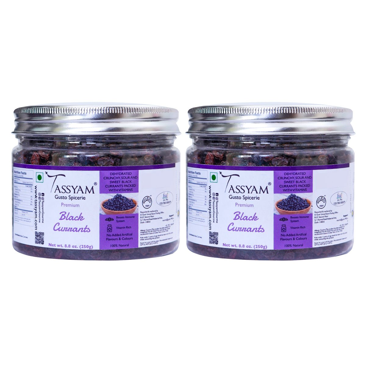 Black Currants - Tassyam Organics