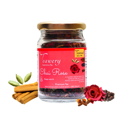 Chai Rose Black Tea - Tassyam Organics