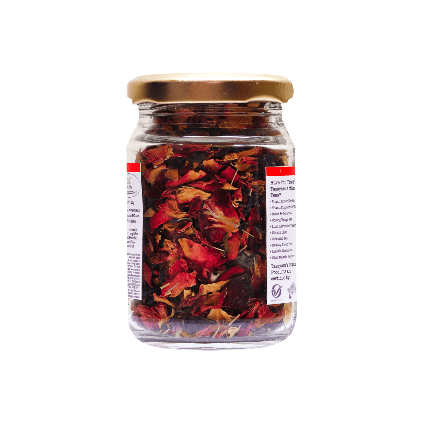 Chai Rose Black Tea - Tassyam Organics