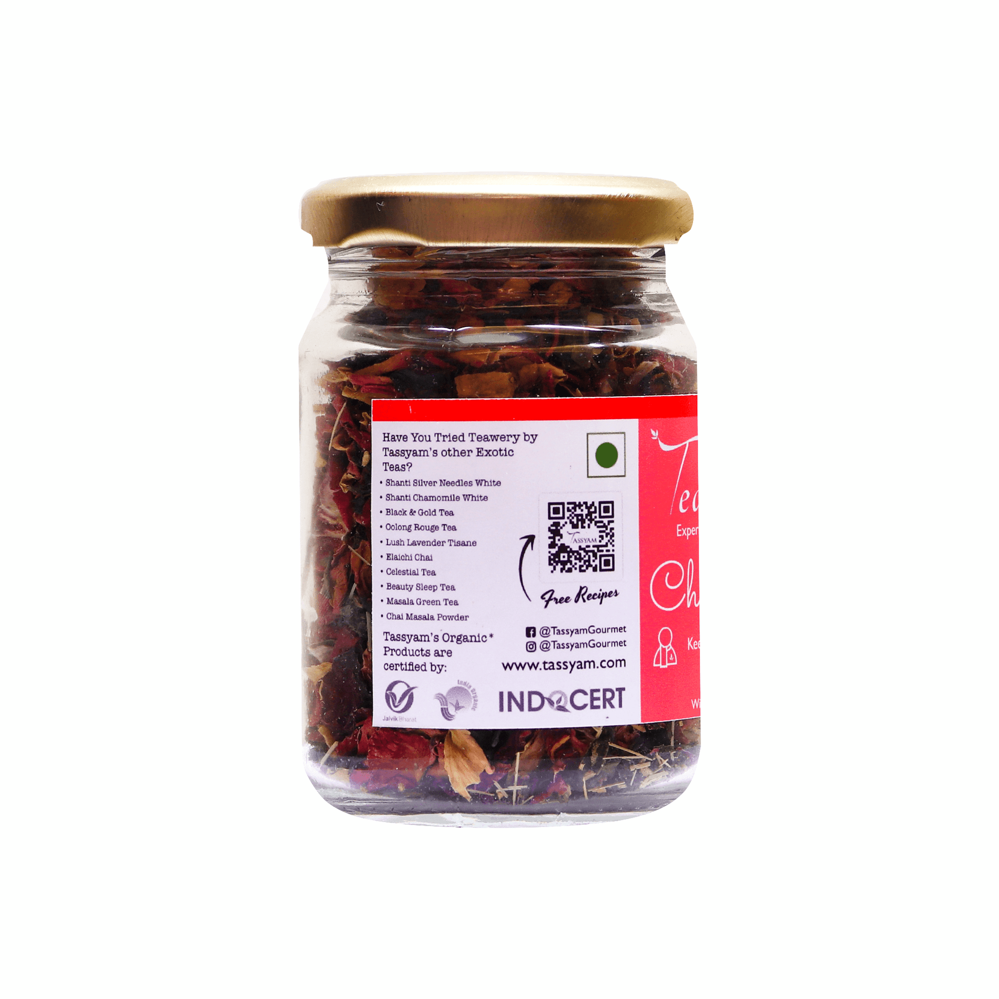 Chai Rose Black Tea - Tassyam Organics