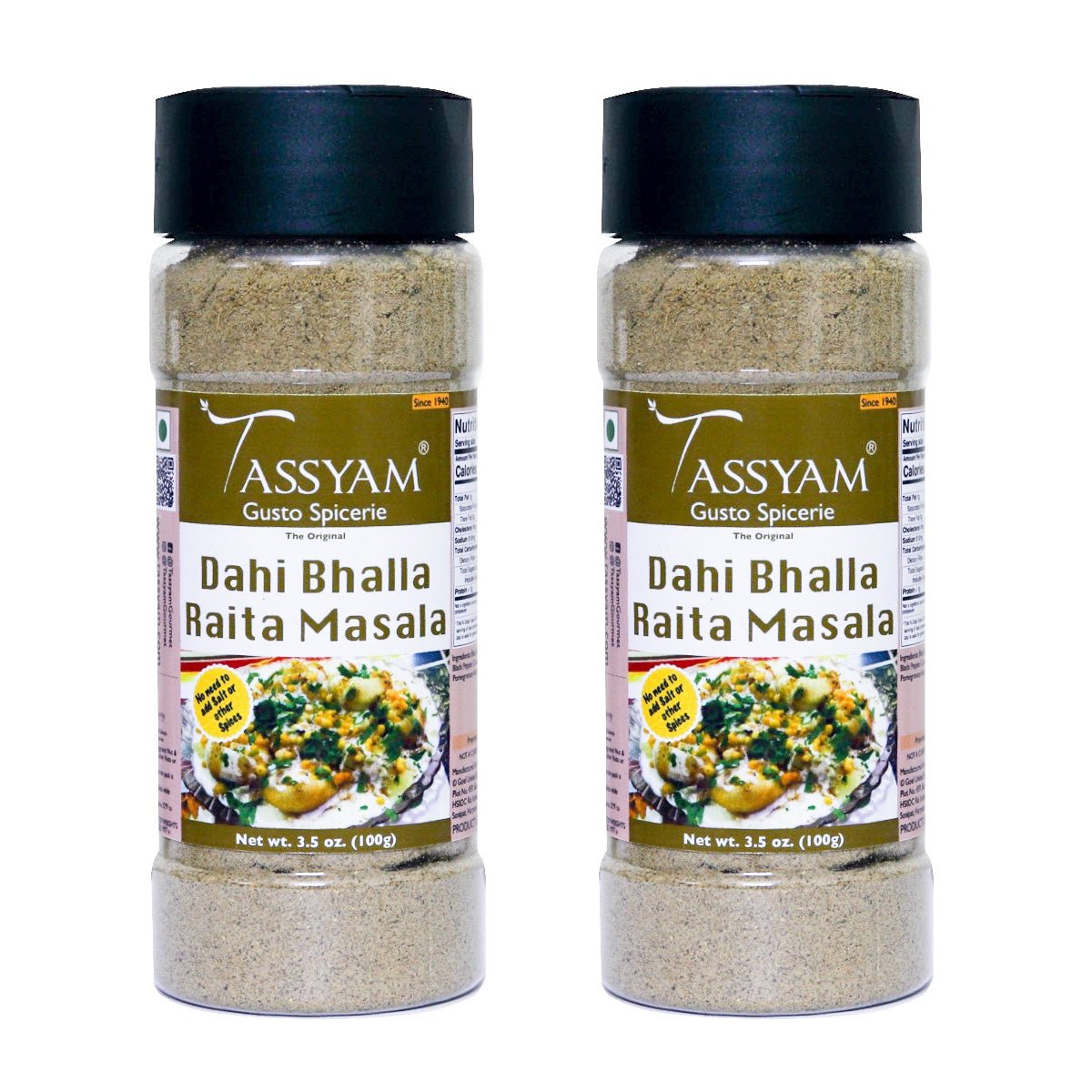 Dahi Bhalla Raita Masala - Tassyam Organics