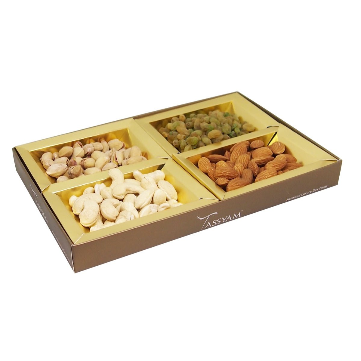 Buy our fresh nuts & dried fruit gift tray at broadwaybasketeers.com