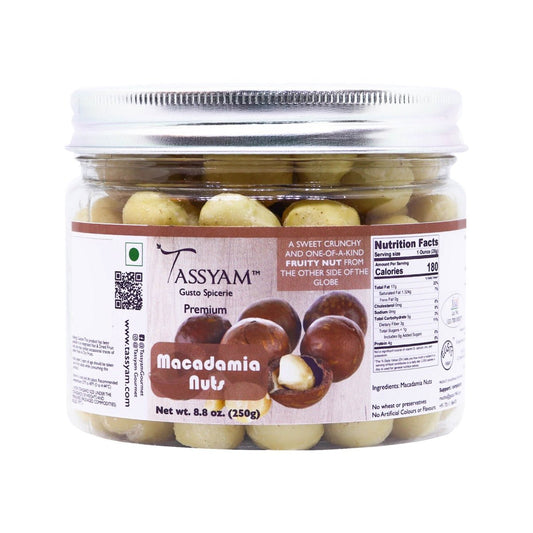Exotic Macadamia Nuts 250g - Tassyam Organics