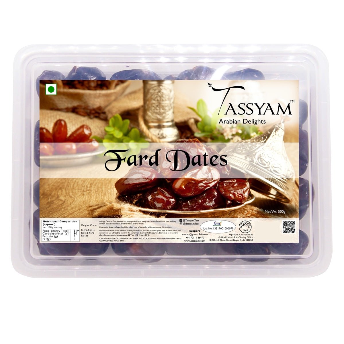 Fard Dates - Tassyam Organics