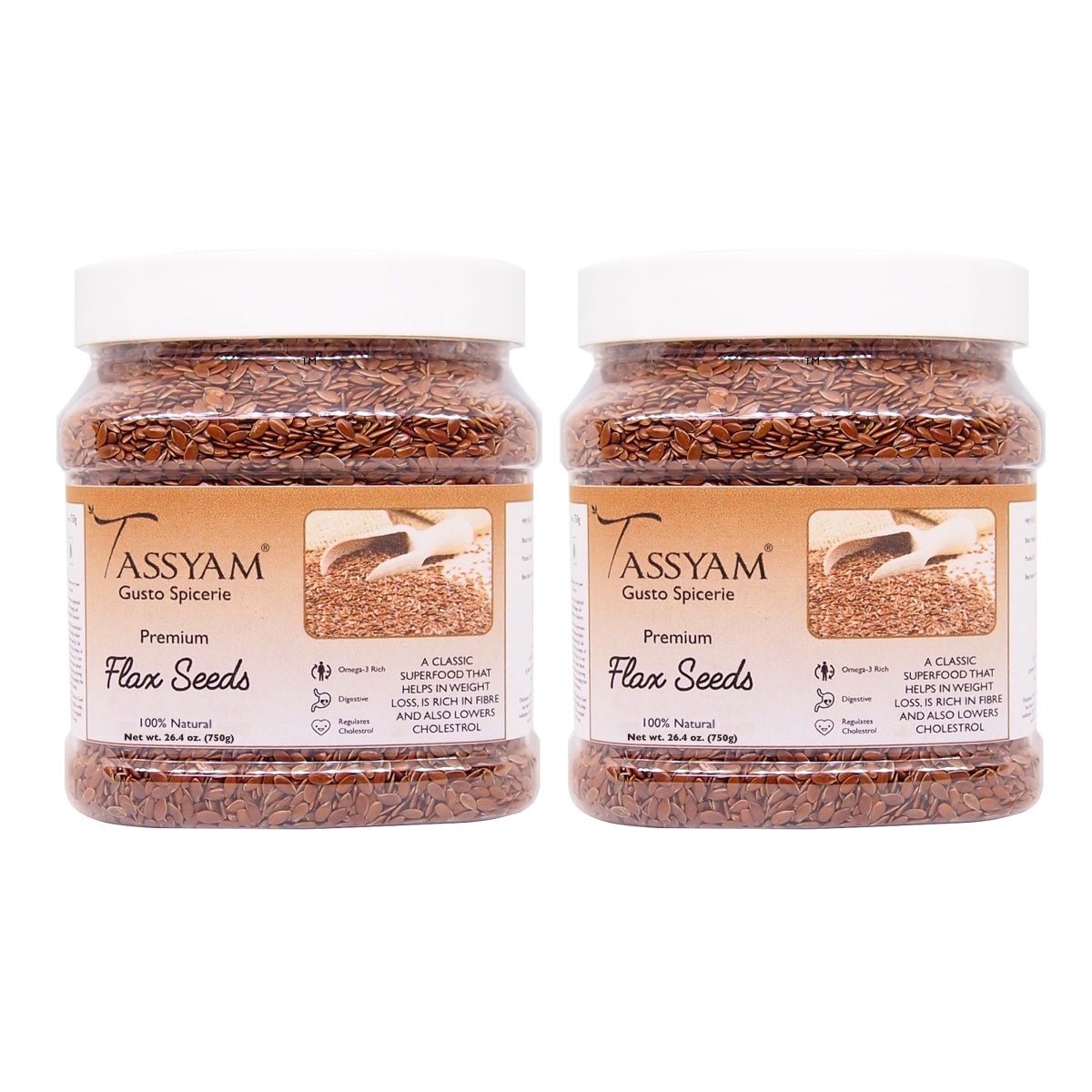 Flax seeds - Tassyam Organics