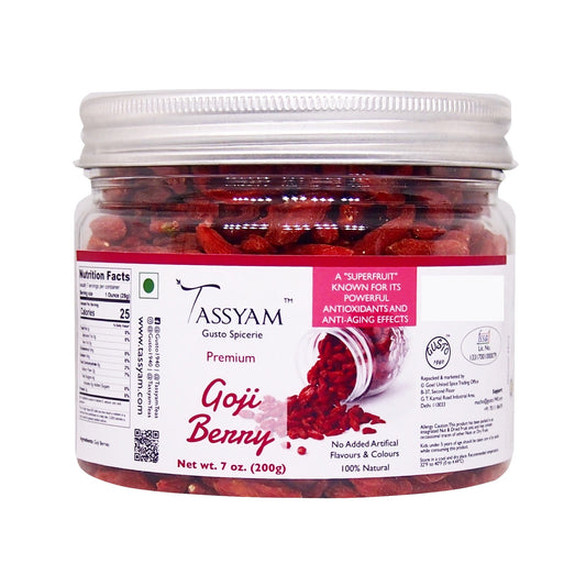 Goji Berry 200g Jar - Tassyam Organics