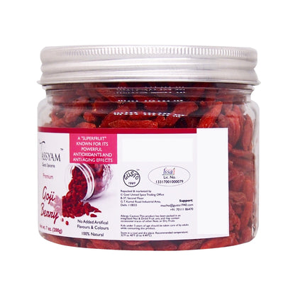 Goji Berry 200g Jar - Tassyam Organics