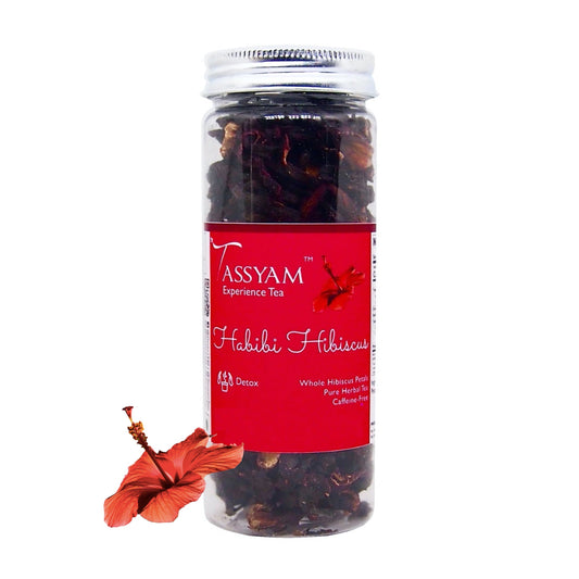 Habibi Hibiscus Petals Herbal Tea - Tassyam Organics