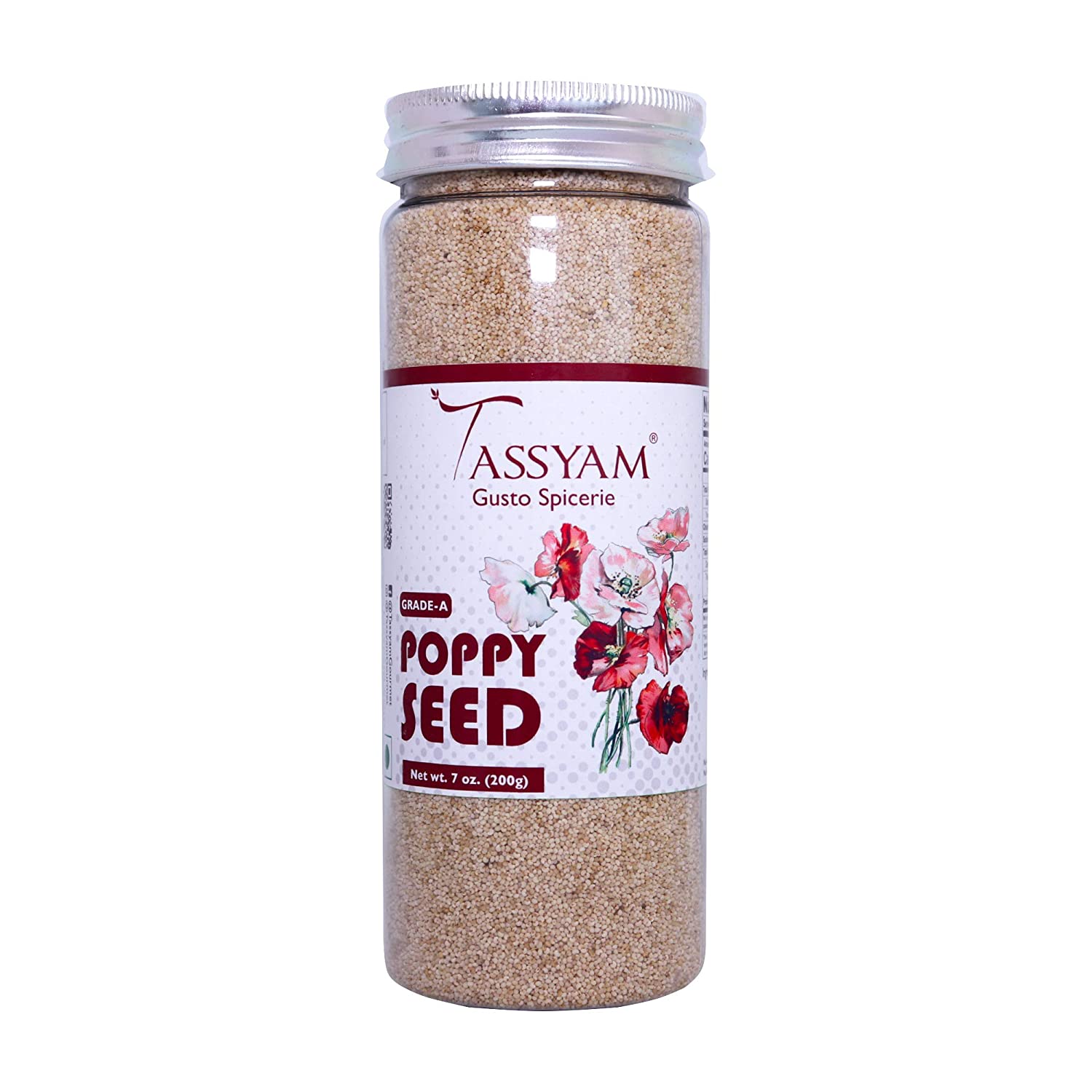 Imported Poppy Seeds 200g - Tassyam Organics