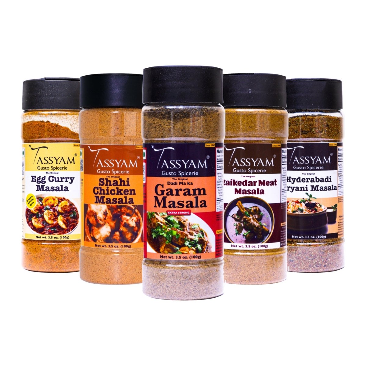 Indian Meats Spice Combo 500 grams - Tassyam Organics